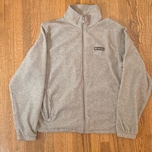 Columbia Men's Light Gray Fleece Jacket